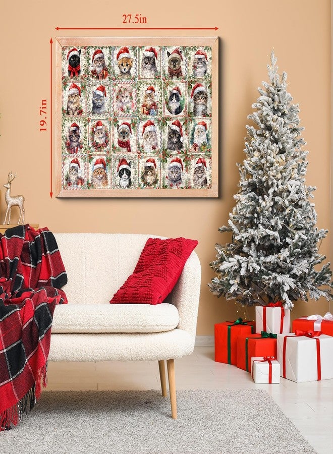 PPuzzling Christmas Cat Puzzles for Adults 1000 Pieces, Funny Animal Jigsaw Puzzle, Impossible Cute Kitty Puzzle as Home Wall Art Decor - Image 5